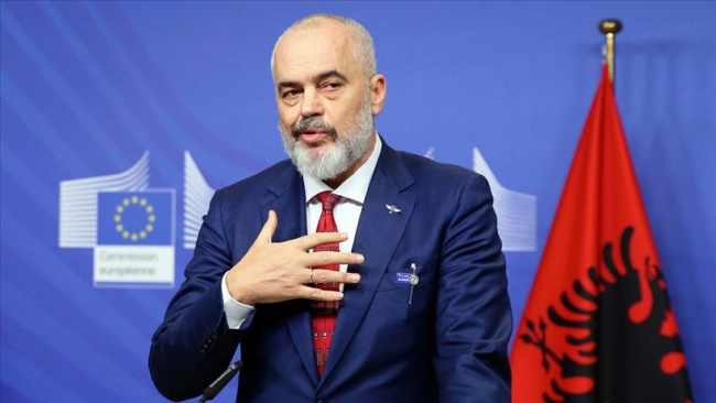 Arnavutluk Başbakanı Edi Rama. Fotoğraf: AA